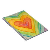 Rainbow Hearts Love Art Carnet Journal (Côté Droit)