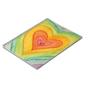 Rainbow Hearts Love Art Carnet Journal (Côté gauche)