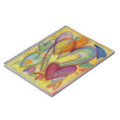 Rainbow Hearts Love Art Carnet Journal (Côté gauche)