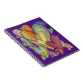 Rainbow Hearts Love Art Journal Carnet (Côté Droit)