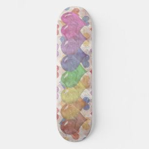 Rainbow Hearts Meisjes Skatedeck Skateboard