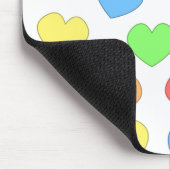 Rainbow Hearts Mousepad 0001 Muismat (Hoek)