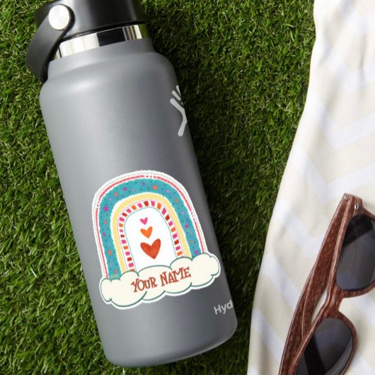  Rainbow Hearts Naam Inspirivity Sticker