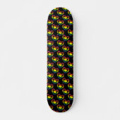 Rainbow Hearts Patroon Gay Pride LGBTQ Skateboard (Voorkant)