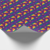 Rainbow Hearts Pattern Cadeaupapier (Hoek)