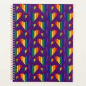 Rainbow Hearts Pattern Planner (Voorkant)