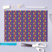 Rainbow Hearts Pattern Tissuepapier (Craft)