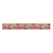 Rainbow Hearts Ribbon Grosgrain Lint (Voorkant)
