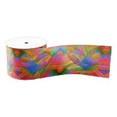 Rainbow Hearts Ribbon Grosgrain Lint (Spoel)
