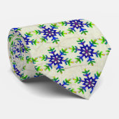 Rainbow Hearts Snowflake Stropdas (Opgerold)