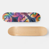 Rainbow Heaven Cosmic Galaxy Vrouwelijke Energie S Skateboard (Horizontaal)