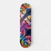 Rainbow Heaven Cosmic Galaxy Vrouwelijke Energie S Skateboard (Voorkant)