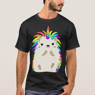 Rainbow Hedégel Unicorn Funny Pet Dierenvriend T-shirt