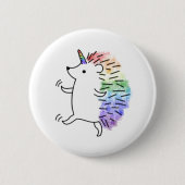 Rainbow Hedgicorn Button (Voorkant)