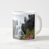 Rainbow Herfsten Waterfall - Devils Postpile - Sie Jumbo Beker (Voorkant rechts)