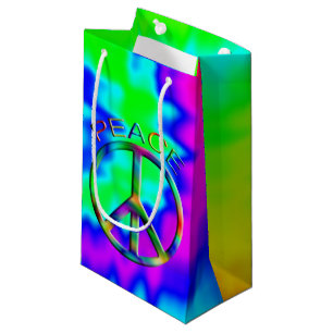 Rainbow Hippie Gift Bag Small Bag voor vredesgebar Klein Cadeauzakje