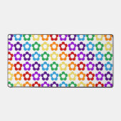 Rainbow hippie-patroon bureaumat (Voorkant)