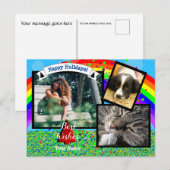 Rainbow Holiday Briefkaart door HAMbWG (Voorkant / Achterkant)