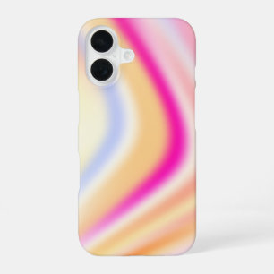 Rainbow Hologram Girly Luxe Stijlvolle Chic Trendy iPhone 16 Hoesje