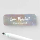 Rainbow Holographic Business Naamplaatje (In situ)