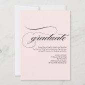 Rainbow Holographic Glitter Photo Afstuderen Aankondiging (Achterkant)