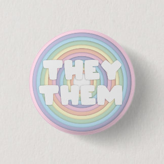 Rainbow-hondjes/Them-fonoons Ronde Button 3,2 Cm