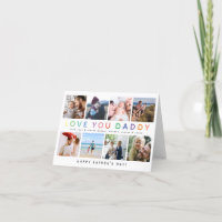 Rainbow 'HOOP VAN JE DADDY' Foto Collage Keepomwil