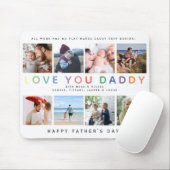 Rainbow 'HOOP VAN JE DADDY' Foto Collage Keepomwil Muismat (Met muis)