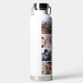 Rainbow 'HOOP VAN JE DADDY' Foto Collage Keepomwil Waterfles (Voorkant)