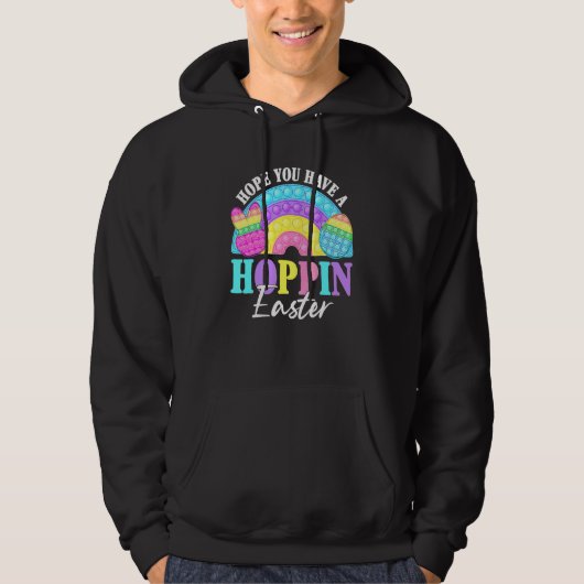 Rainbow Hope: Hoppin-Pop is sneller Hoodie (Voorkant)