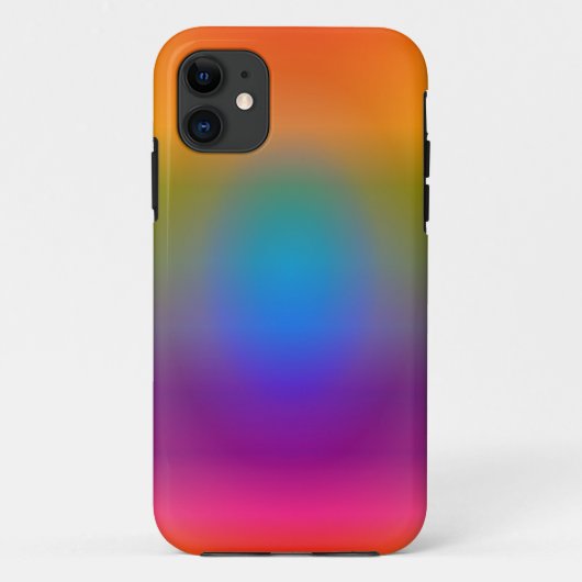 Rainbow Horizon abstract hoesje voor iPhone 5 (Achterkant)