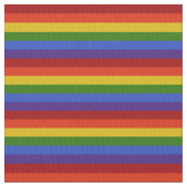 Rainbow Horizontal Stripes Pattern Stof (Close Up)