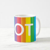 Rainbow "HOT" Mug (Devant droit)