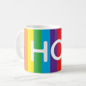Rainbow "HOT" Mug (Devant gauche)