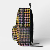 Rainbow Houndstooth Pattern Bedrukte Rugzak (Rechts)