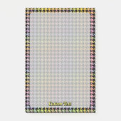 Rainbow Houndstooth Pattern Post-it® Notes (Voorkant)