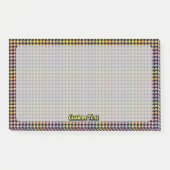 Rainbow Houndstooth Pattern Post-it® Notes (Voorkant)