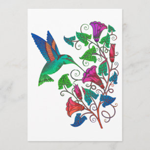 Rainbow Hummingbird Kaart