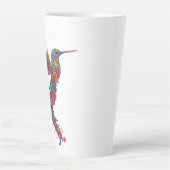 Rainbow Hummingbird Pride Latte Mok (Voorkant)