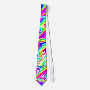 Rainbow Hurricane Bold Multi-Color Stropdas