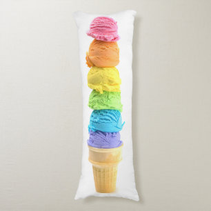 Rainbow Ice Cream Cone Body Pillow Lichaamskussen