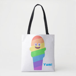 Rainbow Ice Cream Pal Tote Bag