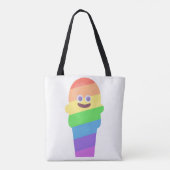 Rainbow Ice Cream Pal Tote Bag (Achterkant)
