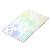 Rainbow Icy Polka Dot Pattern Notitieblok (Schuin)