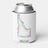Rainbow Idaho kaart Blikjeskoeler (Blikje Achterkant)