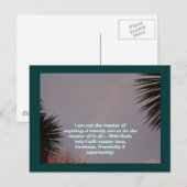 Rainbow, ik ben niet de baas van iets... ik ben.. briefkaart (Voorkant / Achterkant)