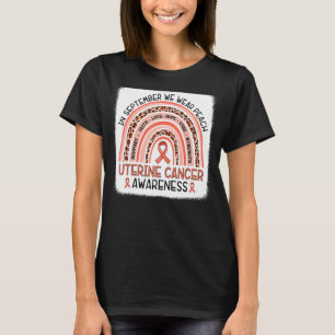 Rainbow in september Draag elke uteriene bewustwor T-shirt