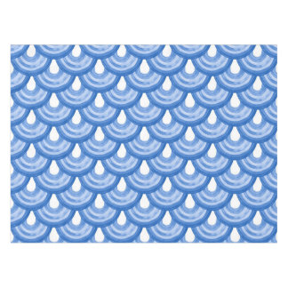 Rainbow in watercolor - blue pattern tafelkleed