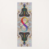 Rainbow Infinity Chakra Yogi Astral Body Yoga Mat (Voorkant)