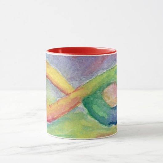 Rainbow Infinity par Lyric Rivera - Mug de café (Centre)